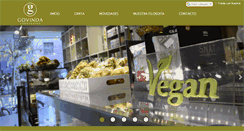 Desktop Screenshot of govindavegetarian.com